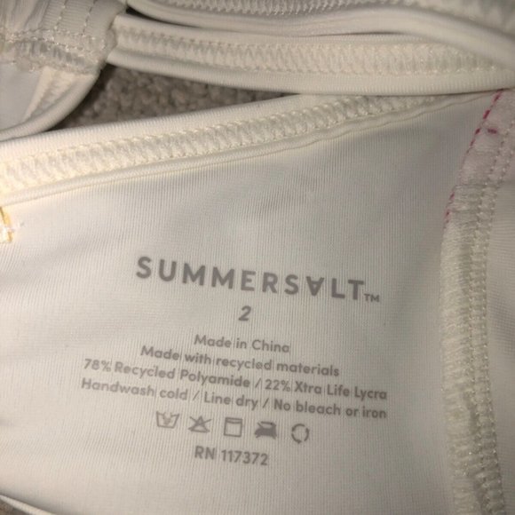 Summersalt‎ Bikini Swimsuit 2 pc Women's size 2 NWOT - Picture 5 of 12